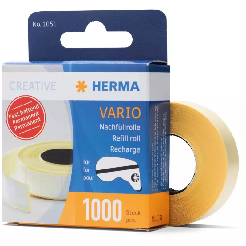 Popieriniai lipdukai HERMA Vario papildymo rinkinys 1000 vnt.