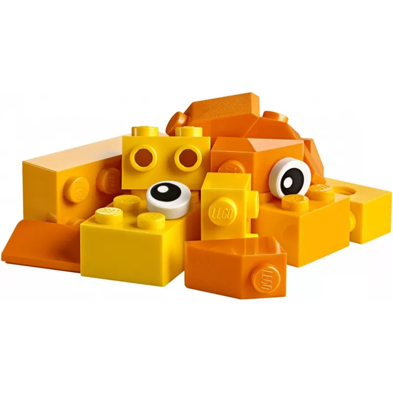 LEGO 10713 Classic Creative Suitcase Toy Storage Case su įvairiaspalviais statybiniais kubeliais, dovana vaikams nuo 4 metų