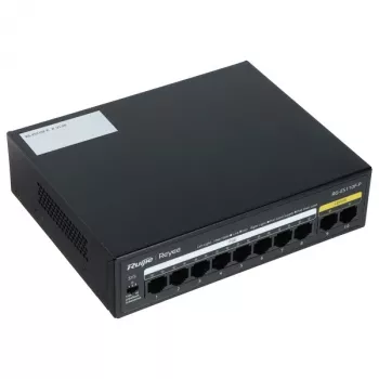 Jungiklis RUIJIE RG-ES110F-P 8 prievadų 10/100Mbps PoE+ 110W