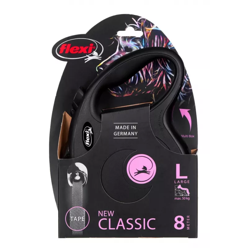 Flexi nauja Classic šuns ištraukiamas pavadėlis 8 m
