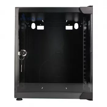 EXTRALINK LITE 6U 10 280X310 SIENINĖ MONTAVIMO SPINTA JUODA