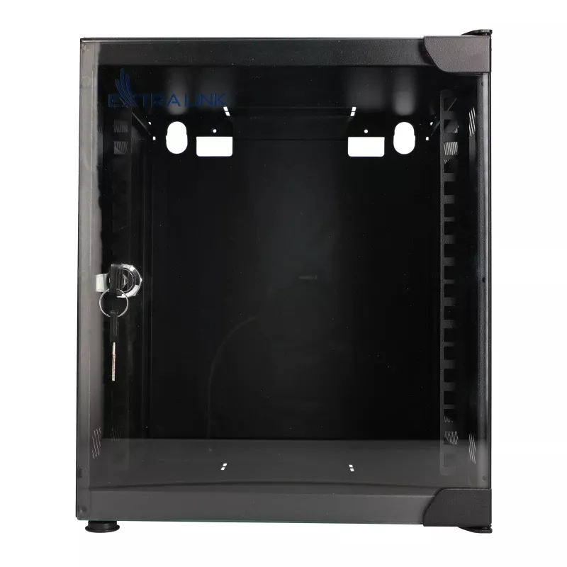 EXTRALINK LITE 6U 10 280X310 SIENINĖ MONTAVIMO SPINTA JUODA