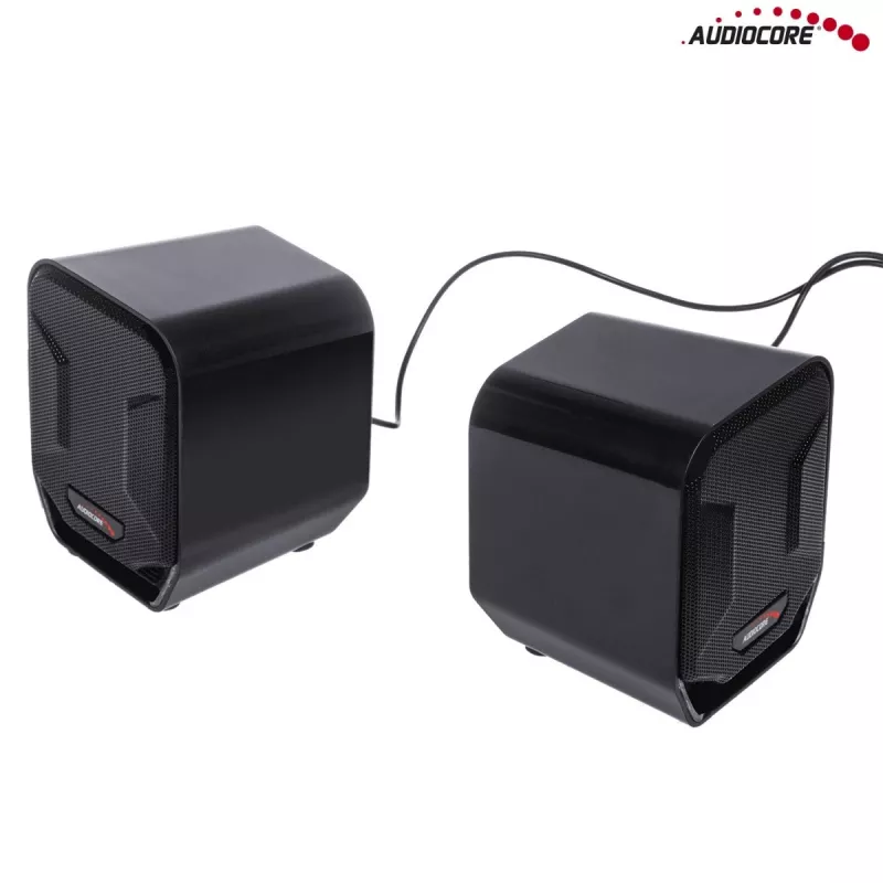 Garsiakalbis Audiocore AC865 dvipusis laidinis, 2.0 kanalų, 3 W, juodas