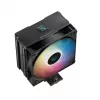 DeepCool AG400 Digital BK ARGB procesoriaus oro aušintuvas 12 cm juodas 1 vnt.