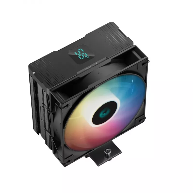 DeepCool AG400 Digital BK ARGB procesoriaus oro aušintuvas 12 cm juodas 1 vnt.