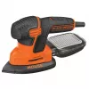 Portable sander Juoda & Decker KA2500K-QS, 120 W, 2 mm orbit, 135×95 mm sheet, 230 V, 2 m kabelis