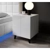Cama Naktinis staliukas REJA baltas blizgus/baltas blizgus