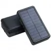 Nešiojama baterija PowerNeed ES20000B 20000mAh — 2x USB 5V/2A, 9W, atspari vandeniui, juoda, 370 g
