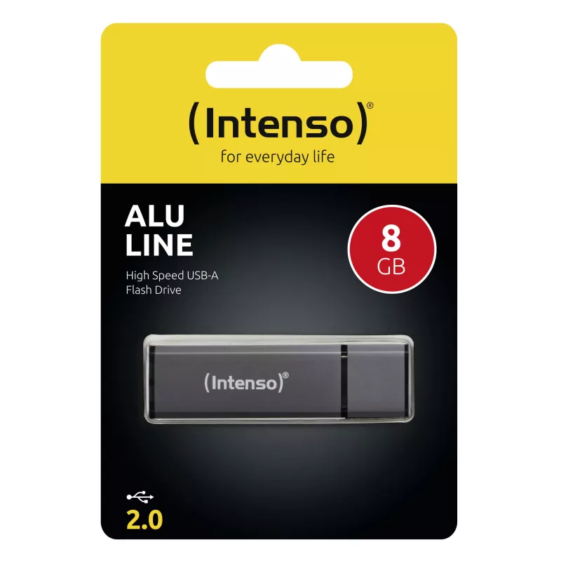 MEMORY DRIVE FLASH USB2 8GB/ANTRACITE 3521461 INTENSO