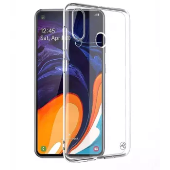 Apsauginis silikoninis dėklas Tellur, skirtas Samsung Galaxy A60, permatomas