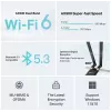 „Wi-Fi 6 Bluetooth“ PCIe adapteris TP‑LINK Archer TX10E AX900 — PCIe kortelė, AX900 Wi‑Fi 6, „Bluetooth“