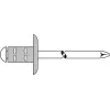 Aklinosios kniedės GESIPA Polygrip 4.8x10 Al/A2 didelė briauna KS 0.5–6.5 mm, pakuotė 250 vnt.