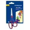 Žirklės Staedtler Noris Club 965 vienos geležtės, nerūdijančio plieno ašmenys 14 cm, mėlynos/raudonos
