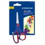 Žirklės Staedtler Noris Club 965 vienos geležtės, nerūdijančio plieno ašmenys 14 cm, mėlynos/raudonos