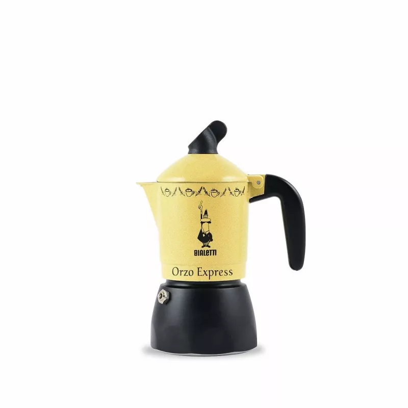 Moka pot Bialetti Orzo Express Juoda Geltona