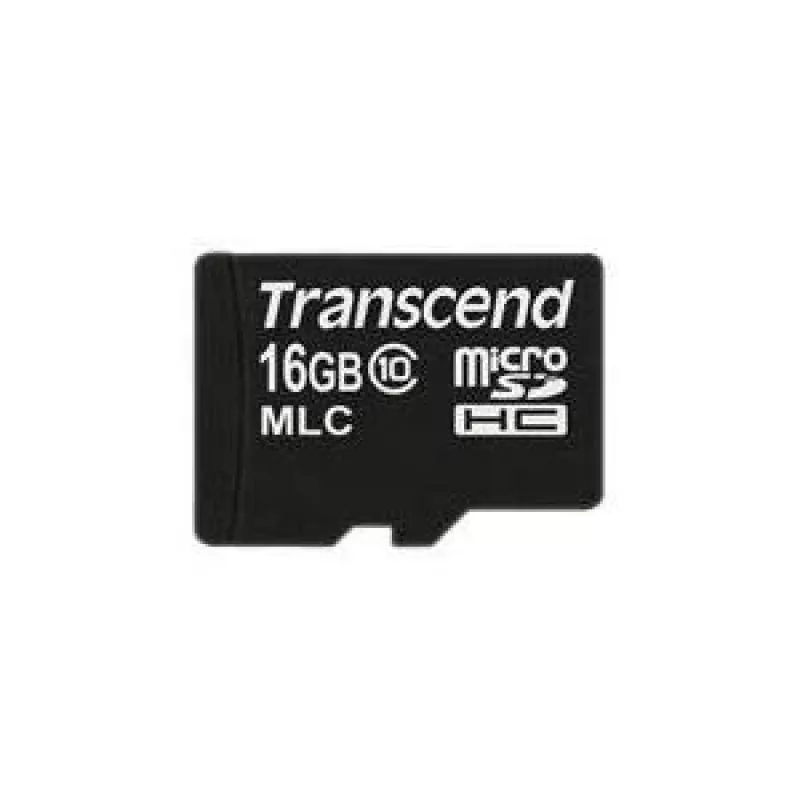 Transcend - Flash atminties kortelė - 16GB - 10 klasė - microSDHC (TS16GUSDC10M)