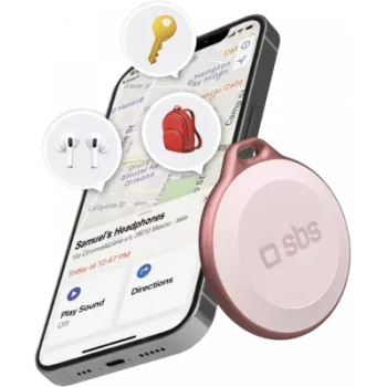Finder SBS TEFINDBTAPP GPS sekiklis Universalus Rožinė Baterija CR2032