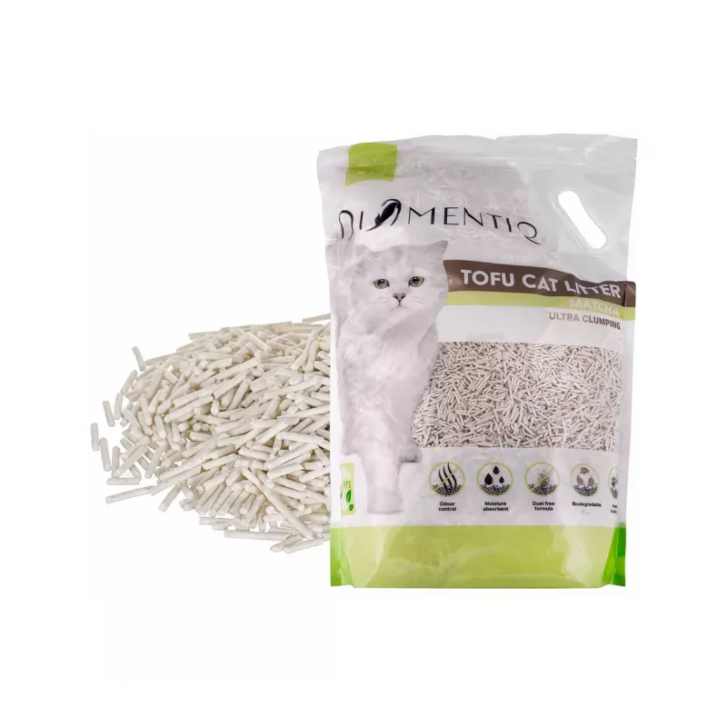 DIAMENTIQ Tofu Matcha Ultra limpantis - augalinis kraikas - 4kg
