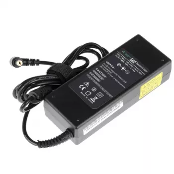 Nešiojamojo kompiuterio maitinimo adapteris Green Cell AD02P 90W 19V 4.74A AC–DC vidinis juodas