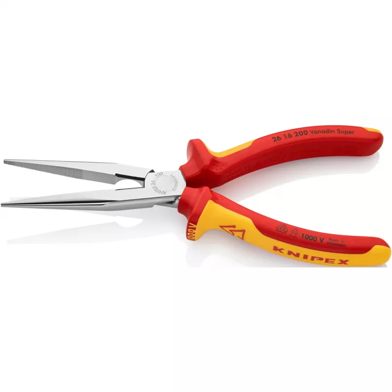 KNIPEX IZOLIUOTOS REPLĖS 1000V TIESIOS ILGINTOS 200 mm