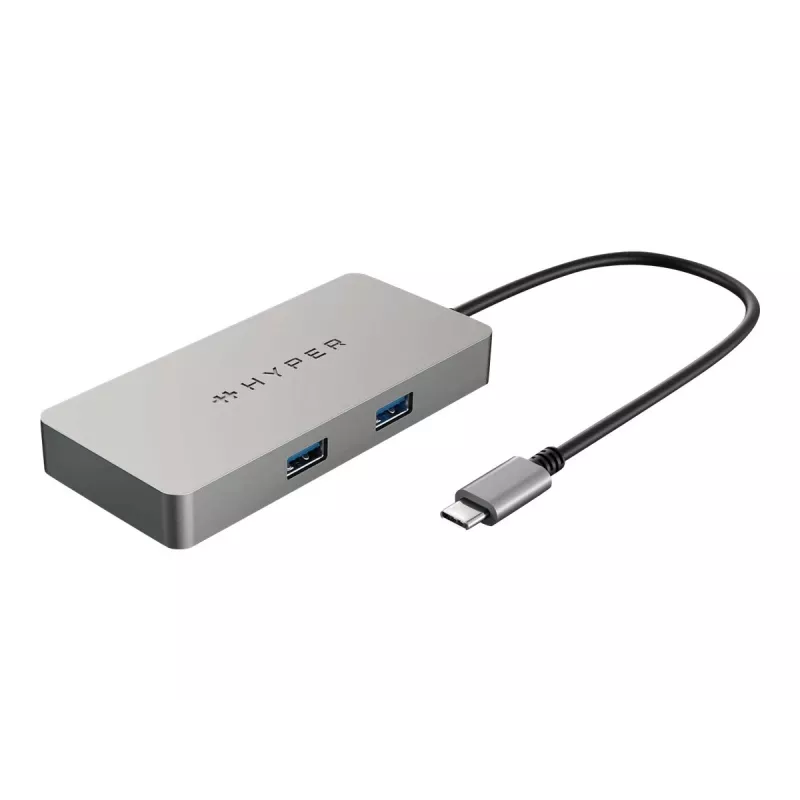 HYPER HDMB2 sąsajų šakotuvas USB 3.2 Gen 1 (3.1 Gen 1) Type-C 5000 Mbit/s Nerūdijantis plienas