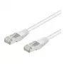 Wentronic Goobay CAT 5e komutacinis kabelis, SF/UTP, baltas, 0,25 m - CCA vario mišinys (95213)