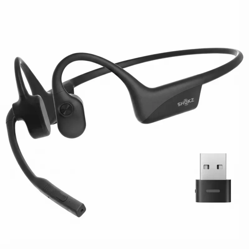 Shokz OPENCOMM2 Ptt For Zello kaulinio laidumo ausinės