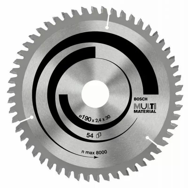 Diskiniai pjūklų peiliai Bosch Multi Material 2608640503 Storis 1,8 mm