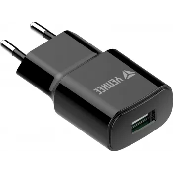 Tinklo USB-A įkroviklis YENKEE YAC 2013BK — 12 W, 2,4 A išvestis