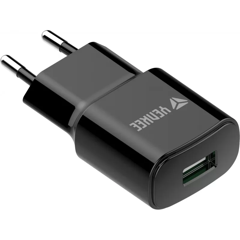 Tinklo USB-A įkroviklis YENKEE YAC 2013BK — 12 W, 2,4 A išvestis