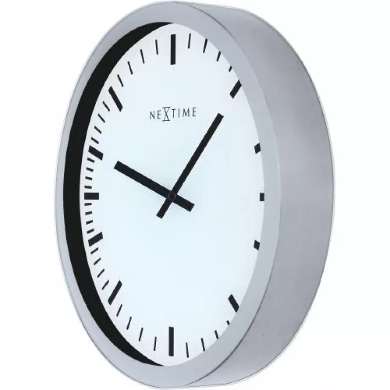 NeXtime klok 3031 Magic - Stripe, 25x35.2 cm, sieninis, baltas