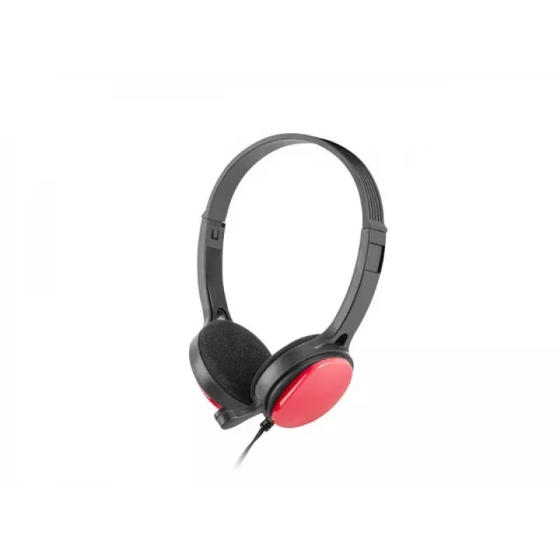 Ausinės su mikrofonu Ugo USL-1222 Raudonos