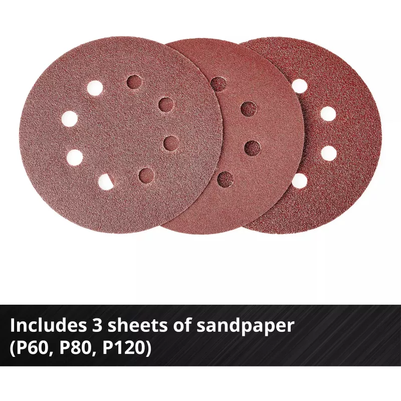 Grindų šlifuoklis EINHELL TP‑RS 18/32 Li BL Solo — 24 000 aps./min, Juoda/Raudona, 1,11 kg
