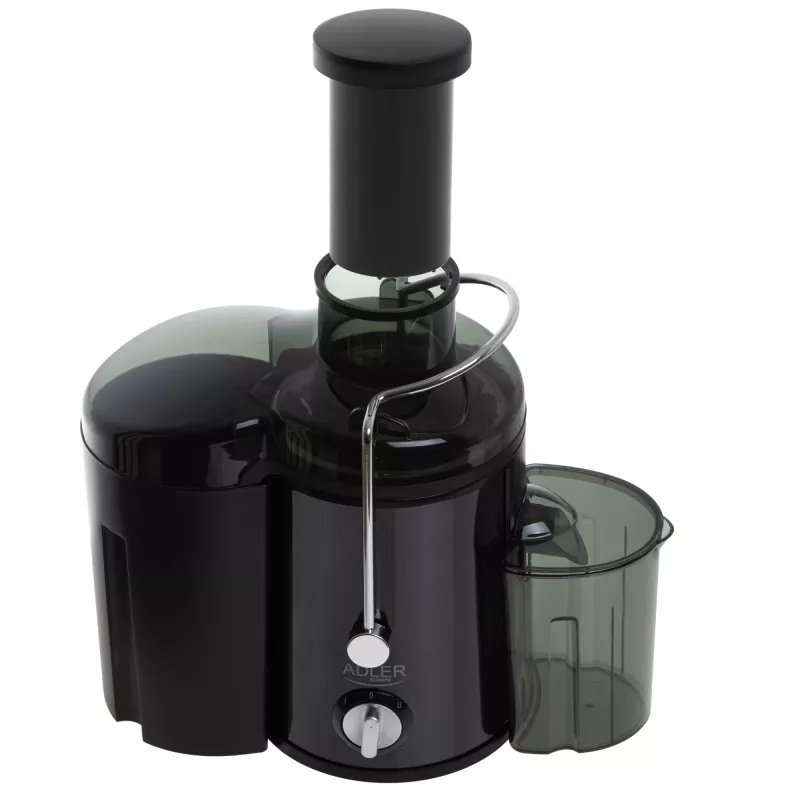 Centrifuginė sulčiaspaudė Adler AD 4132 600 W juoda nerūdijančio plieno