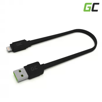 Green Cell KABGC02 „Lightning“ kabelis 0.25 m Juoda