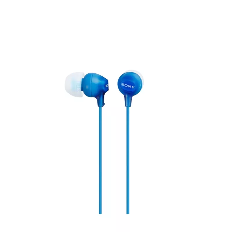 Sony MDR-EX15LP, Laidinis, 8 - 22000 Hz, Muzika, 3 g, Ausinės, Mėlynos
