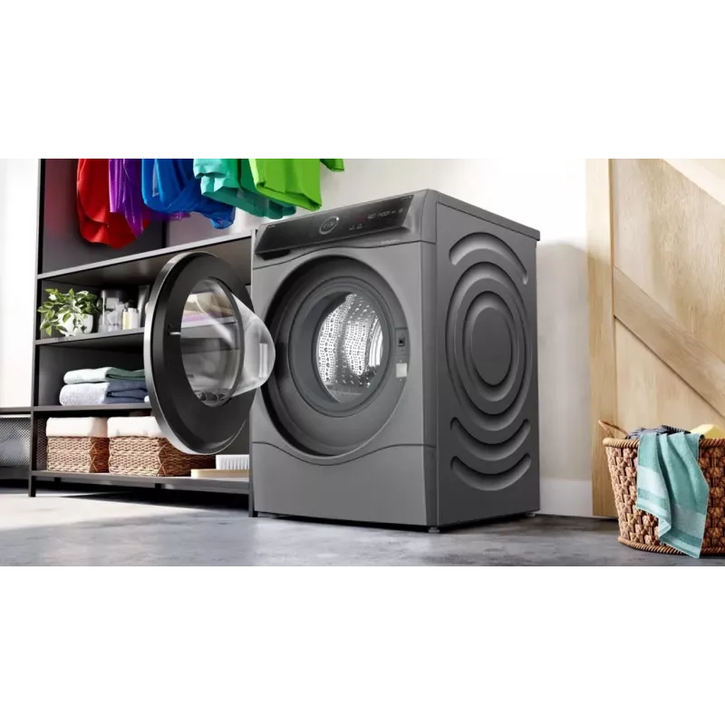 Bosch WNC254ARSN Skalbimo-džiovinimo mašina 10,5 kg / 6 kg 1400 aps./min Pilka