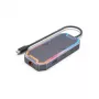 USB šakotuvas Unitek uHUB S7+ — laidinis USB 3.2 Gen 2 Type-C, 100 W PD, Gigabit Ethernet, 4K palaikymas, Space Pilka