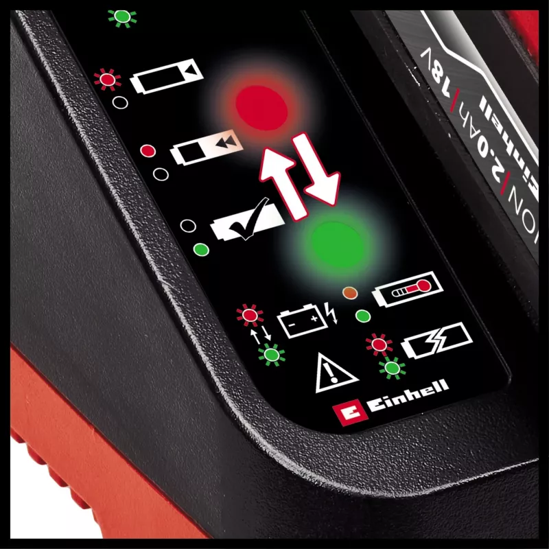 Baterijų įkroviklis Einhell Power X-Car Charger 3A skirtas cigarečių žiebtuvėliui, raudonas