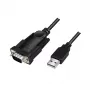 LogiLink AU0048A serijinis laidas juodas 1,5 m USB A DB-9