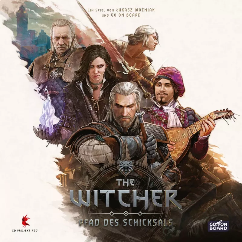 Stalo žaidimas Asmodee The Witcher: Pfad des Schicksals Deluxe Edition – stalo vaidmenų/strategijos žaidimas