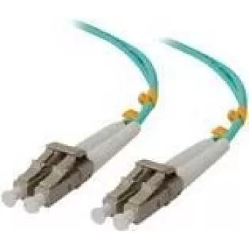 ALOGIC - Tinklo kabelis - LC Multi-Mode (V) į LC Multi-Mode (V) - 1,0m - 3 mm - Šviesolaidinis - Dvipusis - 50/125 mikrometrų - OM4 - Be halogenų (LCLC-01-OM4)