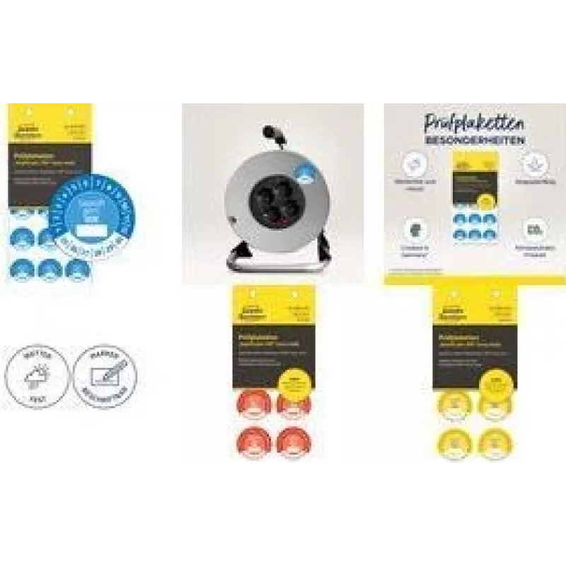 Etiketė AVERY 6983-2025 VDE patvirtinta žalia vinilinė 20 mm