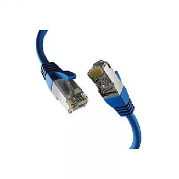 EFB-Elektronik CAT8.1 Mėlynas 0,25m RJ45 komutacinis kabelis S/FTP PIMF LSZH 2000MHz 40GB tinklo kabelis Gamintojas: EFB Elektronik (EC020200233)