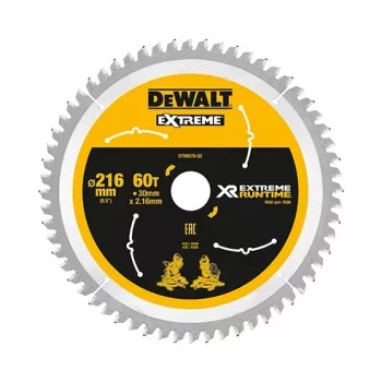 Pjūklo diskas DeWALT XR FlexVolt 216 mm x 30 mm 60T