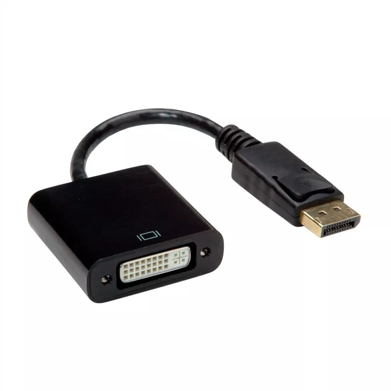 Value 12.99.3137 Vaizdo kabelis-adapteris 0,15 m DisplayPort DVI-D Juoda (12.99.3137)