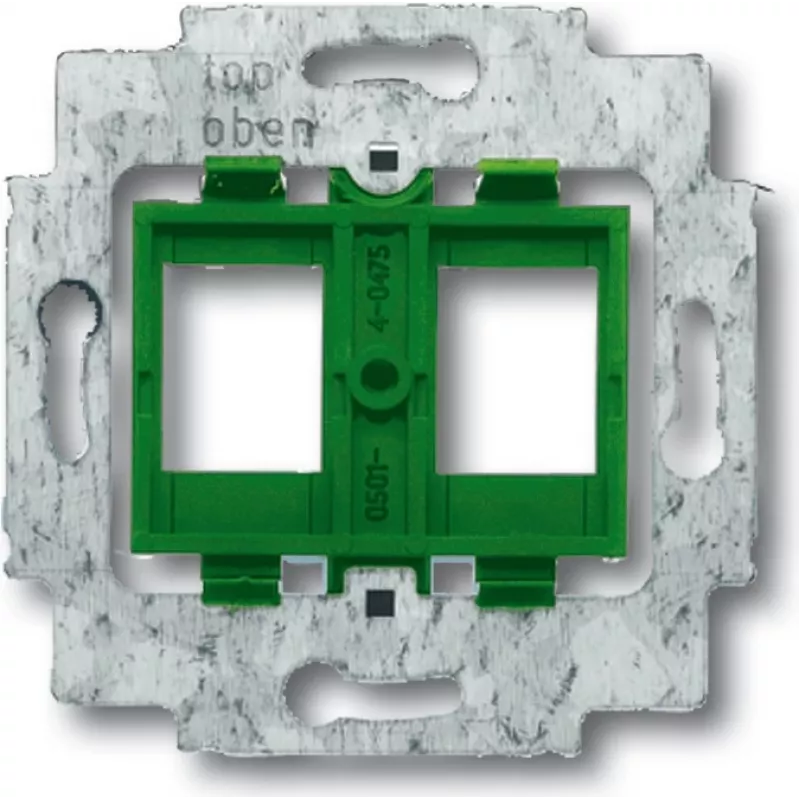BUSCH JAEGER 1753-0-8048 - 2 x RJ-45 - Žalias - Metalas - Plastikas