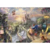 Thomas Kinkade Studios: Disney - Beauty and the Beast in the Nostalgia Metal Tin, Puzzle 500 Pieces