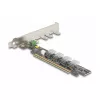 DeLOCK PCI Express x16 kortelė į 4 x vidinius SFF-8654 4i NVMe atšakoms
