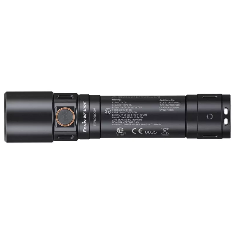Ant galvos nešiojamas žibintuvėlis Fenix WF30RE, juodas, LED, IP68, 120 val. baterijos veikimo laikas